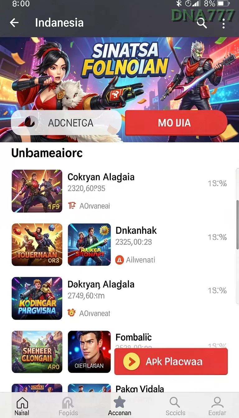 Cuplikan layar 73K — halaman utama